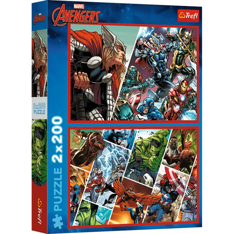 Trefl Puzzle Avengers: Obrancovia sveta 2x200 dielikov