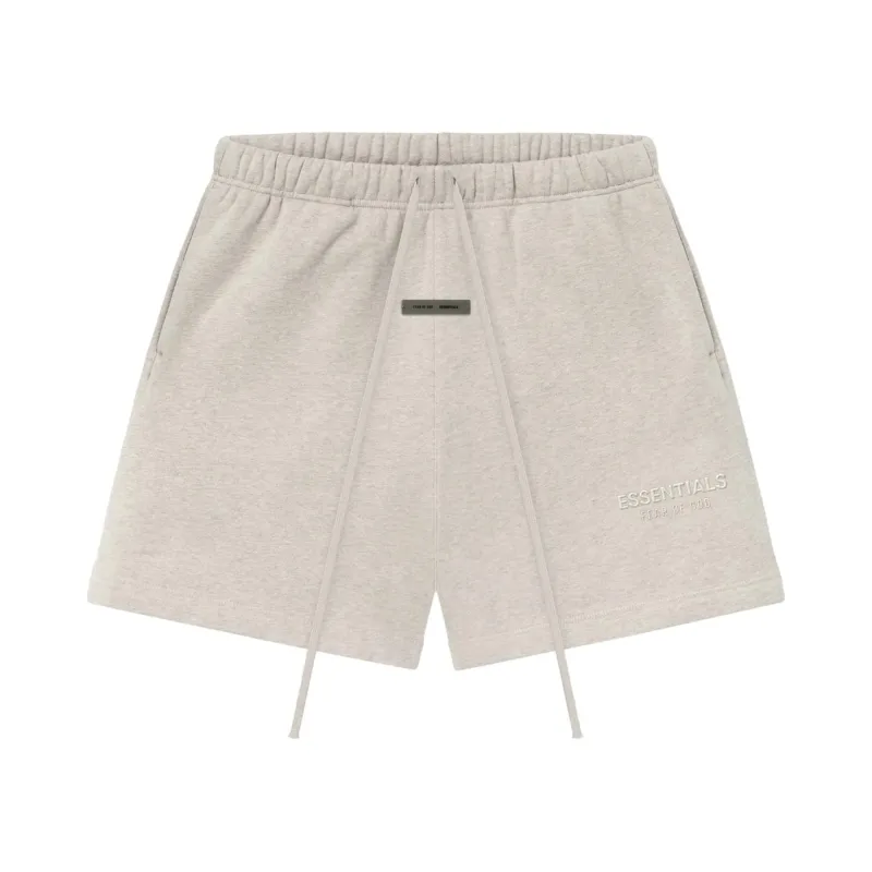 Fear of God Essentials Classic Fleece Sweatshort Heather Stone Grey - XXL