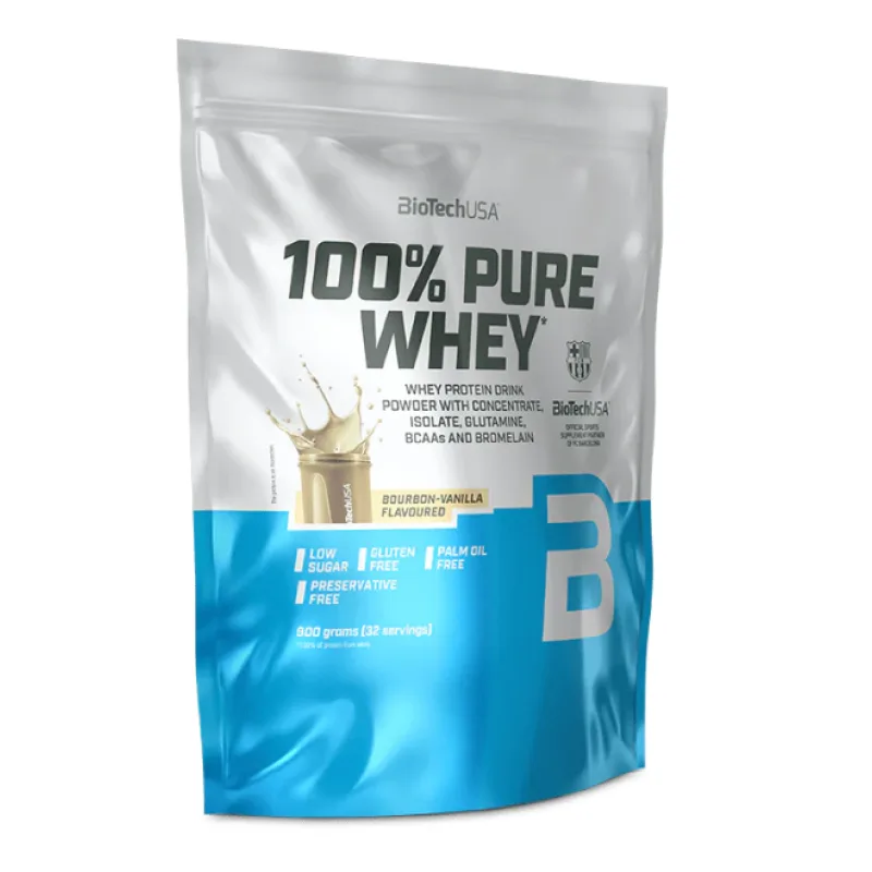 100% Pure Whey 900 g - BioTech USA Príchuť: Čokoláda - Arašidové maslo