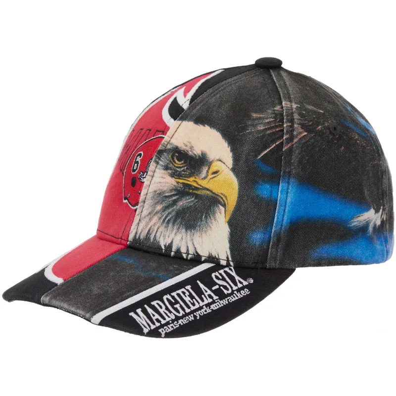 Supreme MM6 Maison Margiela Split 6-Panel Cap Black - OS
