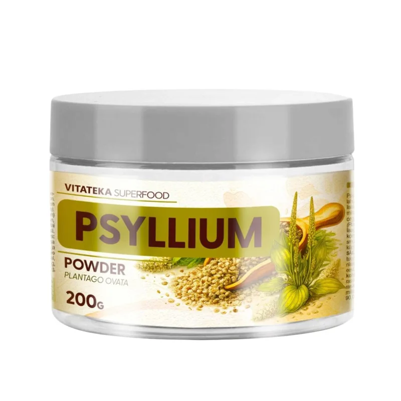 Vitateka Psyllium - prášok zo šupiek skorocelu indického - 200 g -