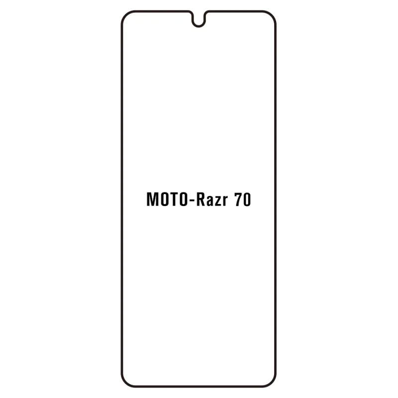 Sunshine Motorola Razr 70 Predná Hydrogél ochranná fólia Strih: Predná 2, Typ fólie: Číra