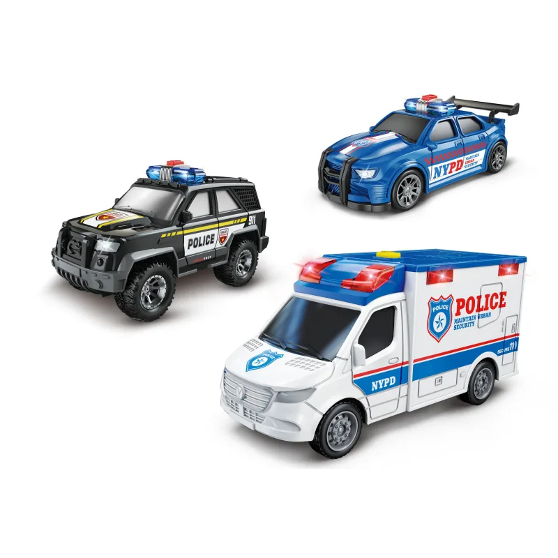 PLEJO Policejní vozy se zvukem