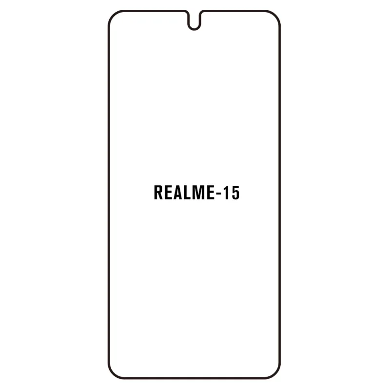 Sunshine Realme 15 5G Predná Hydrogél ochranná fólia Strih: Predná 2, Typ fólie: Anti-Spy (Privacy)