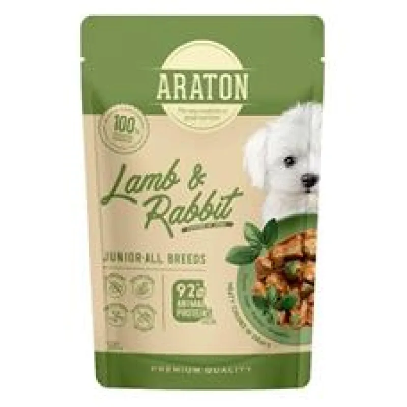 Araton Dog kaps. Junior Lamb/Rabbit 500g