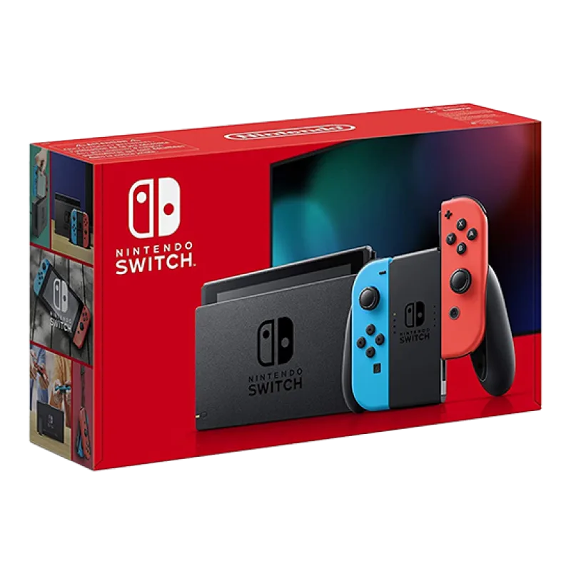 Nintendo Switch V2 Console Neon Red / Blue