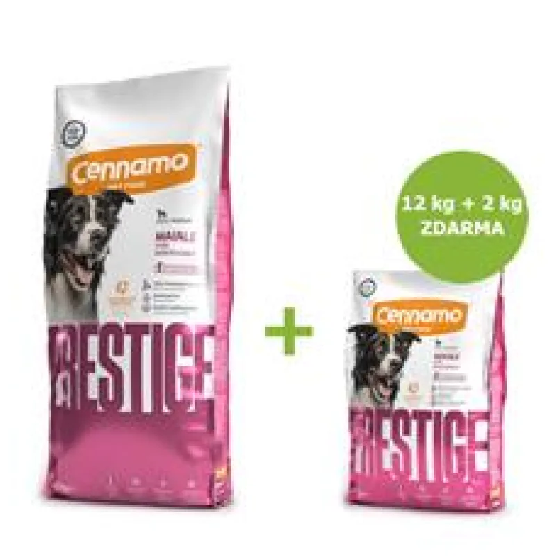 Prestige Dog Adult Medium Pork 12kg + 2kg ZDARMA