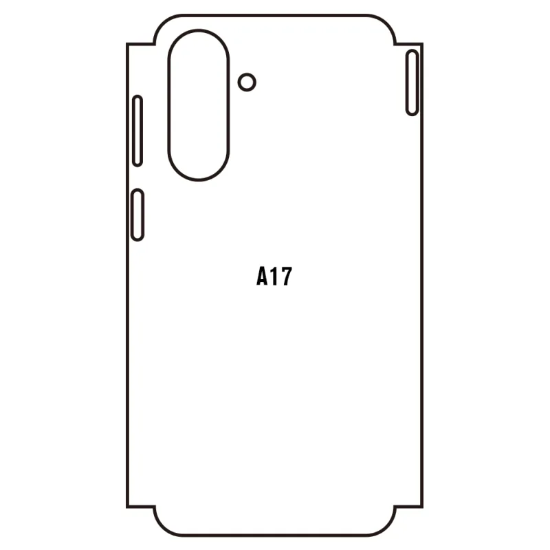 Sunshine Samsung A17 Zadná Hydrogél ochranná fólia Strih: Zadná časť a rám 5, Typ fólie: Matná