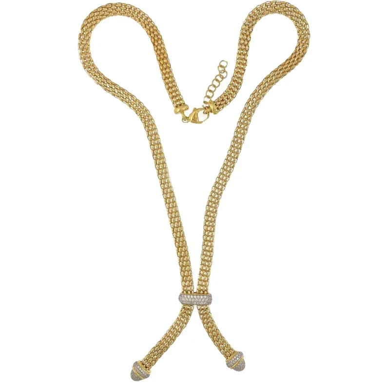 Luxusný strieborný pozlátený náhrdelník dĺžka náhrdelníka 45+3cm