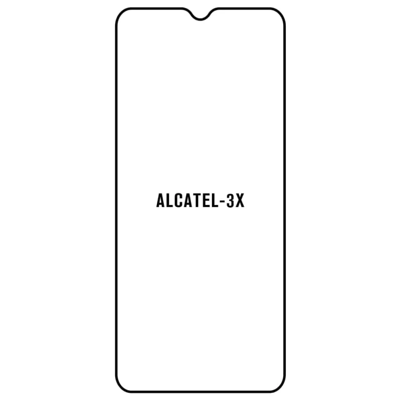 Sunshine Alcatel 3X 2020 / 3X 4CAM Predná Hydrogél ochranná fólia Strih: Predná 1, Typ fólie: Anti-Spy (Privacy)