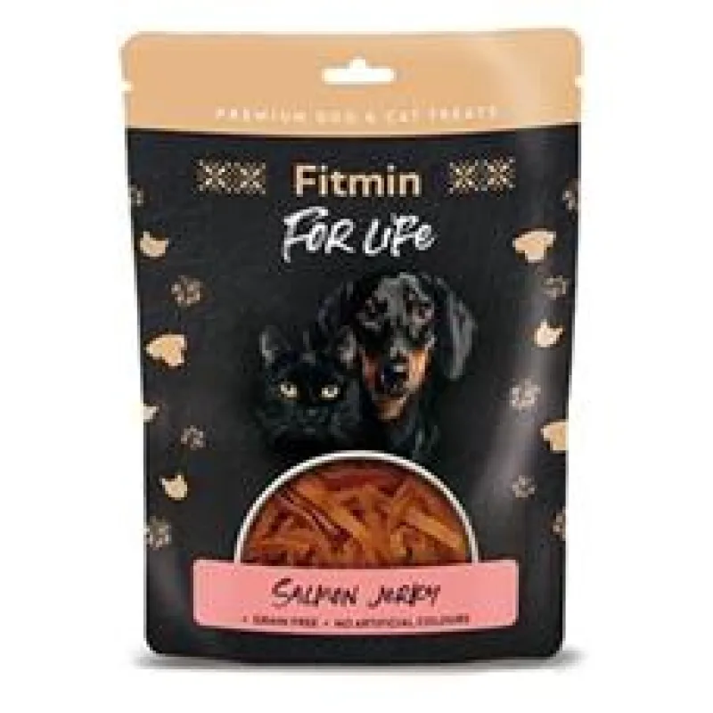 Fitmin FL dog,cat poch. Lososové jerky 70g
