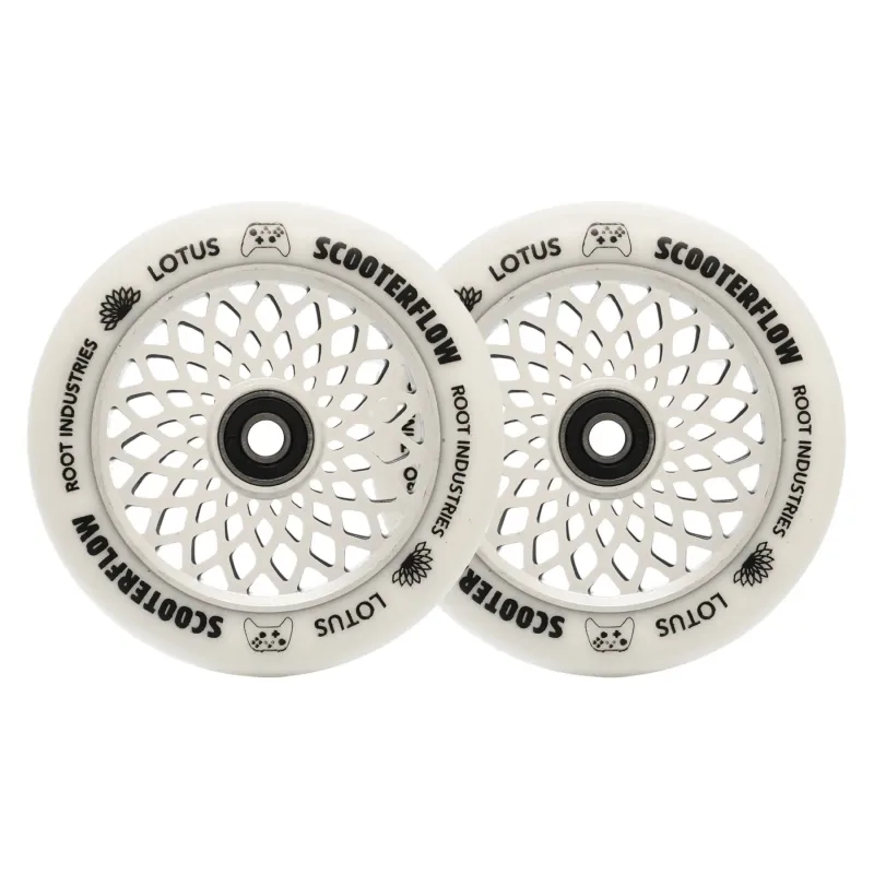 Kolieska Root Lotus 110x24mm ScooterFlow biele 2ks