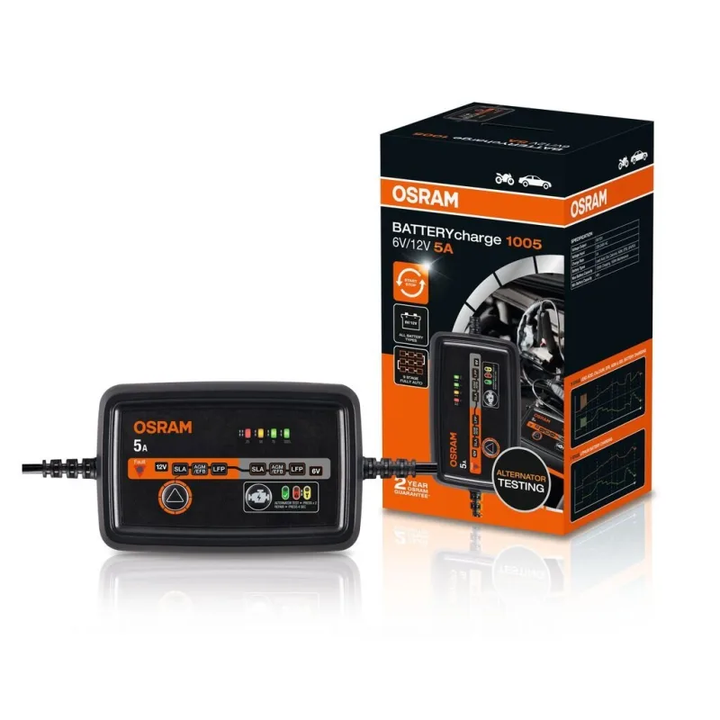 OSRAM BATTERYcharge 1005 Autonabíječka 6V & 12V/5A OEBCS1005