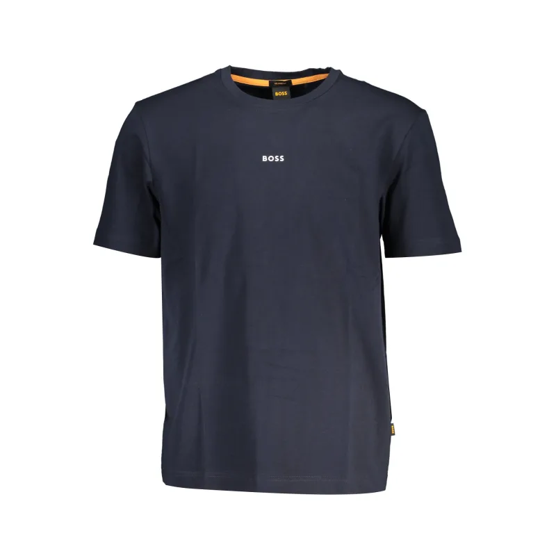 Pánske Tričko s krátkym rukávom HUGO BOSS - Modrá Farba: Modrá, Veľkosť: 2XL