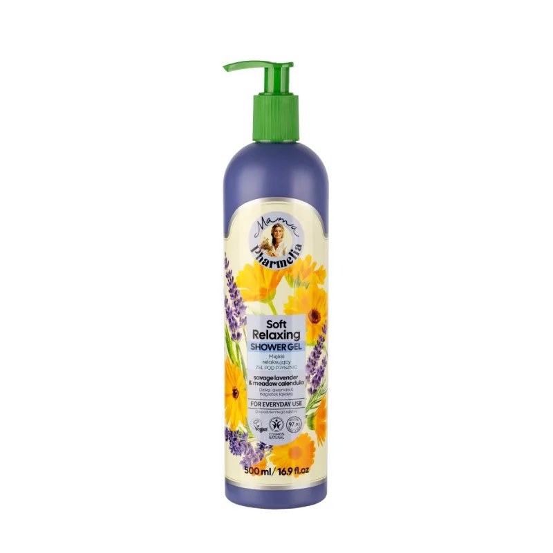 Mama Pharmelia Jemný relaxačný sprchový gél s levanduľou a nechtíkom - 500 ml -