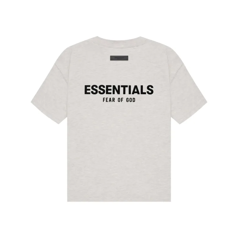 Fear of God Essentials T-shirt Light Oatmeal Grey - XS