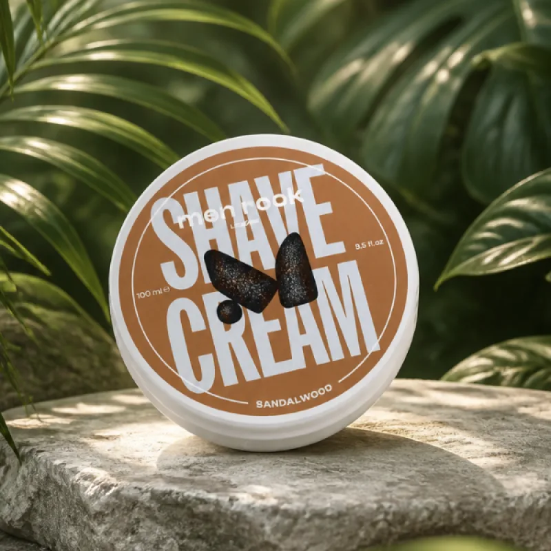 Pánsky krém na holenie Men Rock - santalové drevo (100 ml)