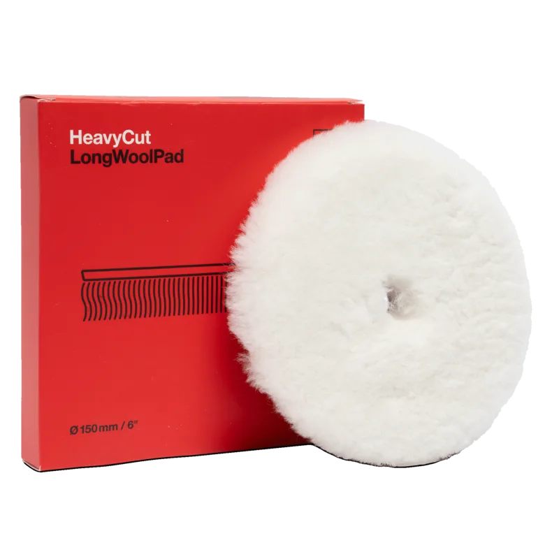 Koch Chemie Heavy Cut Long Wool Pad 150mm - Leštiaci kotúč z jahňacej kože