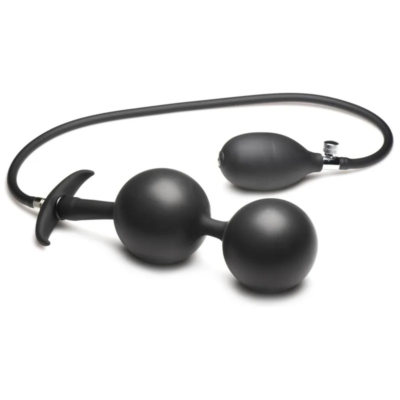 Master Series Weighted Inflatable Silicone Anal Plug