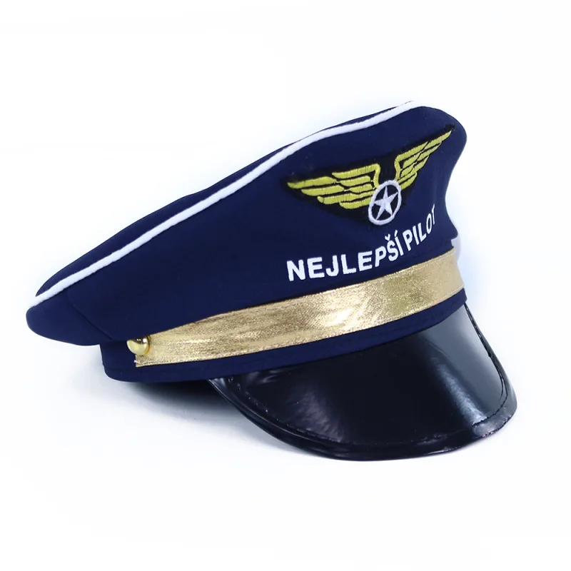 Rappa Detská čiapka Rappa s nápisom best pilot