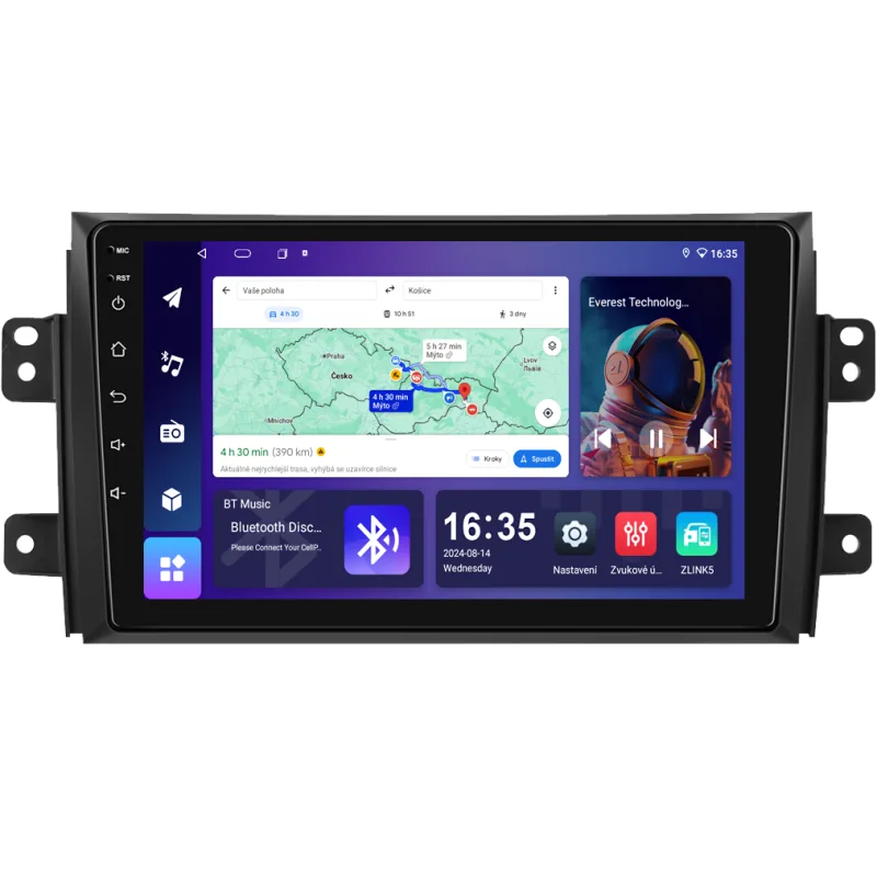 Isudar 2DIN autorádio T68B-IEV76 Android, Suzuki SX4 T68B-UN06M/A7283