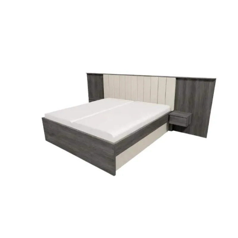 Posteľ Pegma DreamLine Feelwood H1346 ST32 - Dub Sherman antracitový