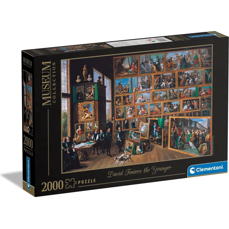 Puzzle Clementoni 2000 dielikov Arcivojvoda Leopold Wilhelm vo svojej maliarskej galérii v Bruseli