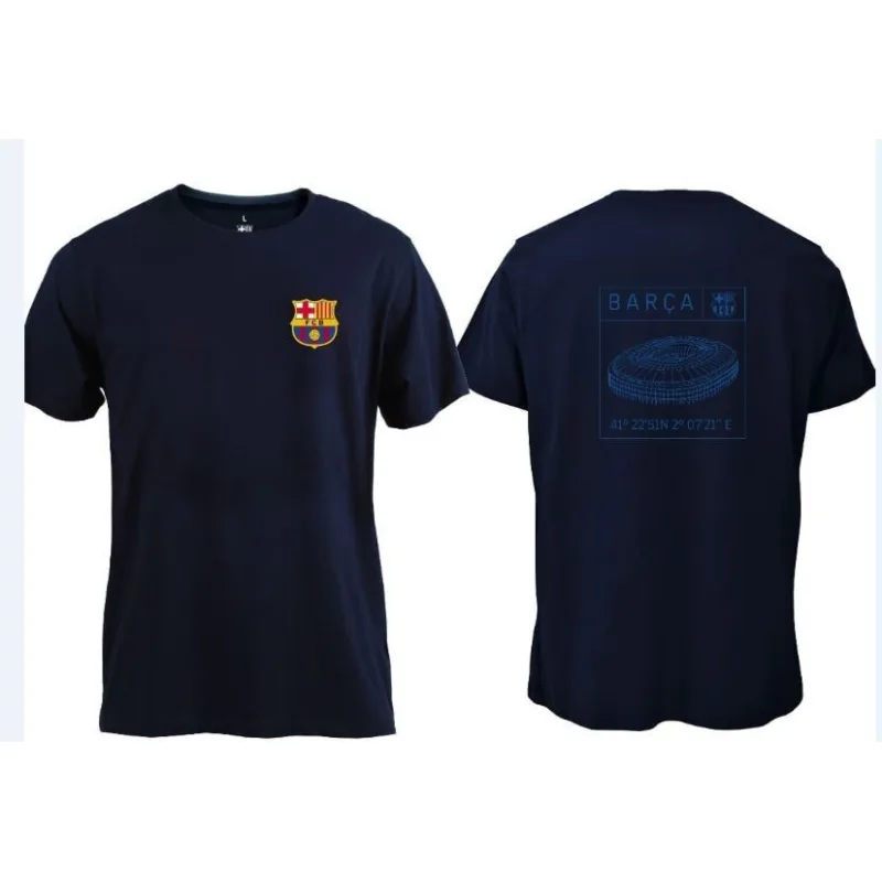 FC Barcelona Camp Nou tričko tmavomodré pánske