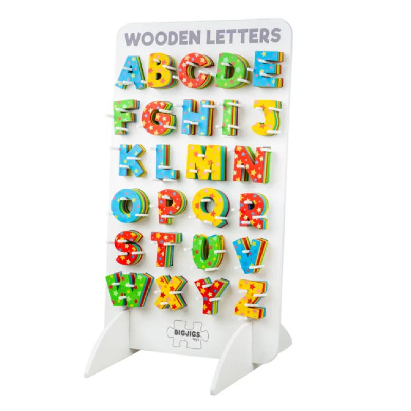 Bigjigs Toys Bigjigs Toys Stojan na hviezdičkové písmenká