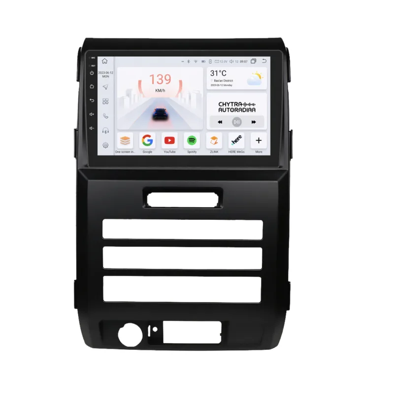 HIZPO KXFDF1509001A Autorádio 9“ Android pro Ford F150 415 Raptor / manuální klimatizace Model: S9006 (6+64GB) CHRKXFDF1509001A_S9006