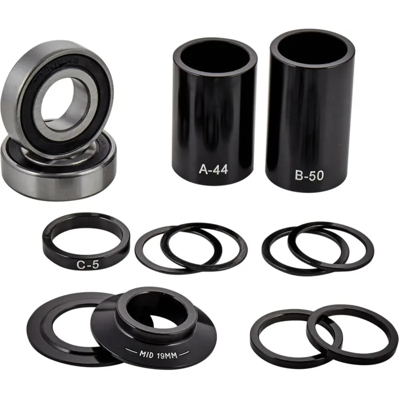Eclat Mid CNC BMX Stredové zloženie (19mm|Čierna)