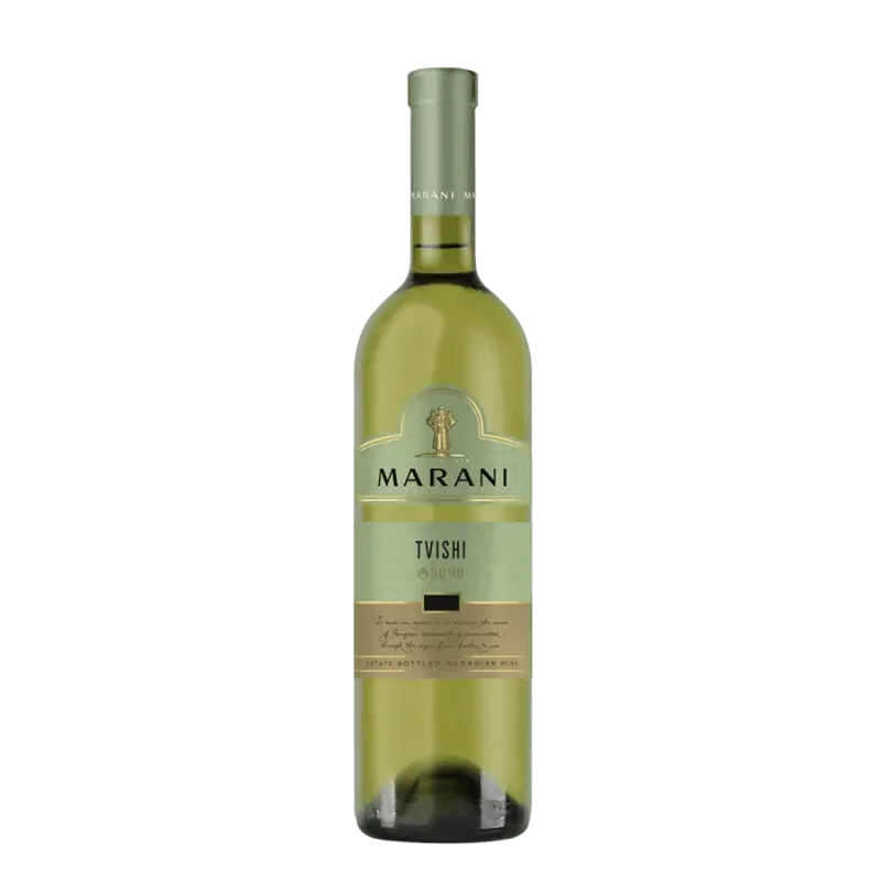 Marani TVISHI gruzínske biele polosladké víno - 2024 - 0,75 l. 11% obj. (holá lahev)
