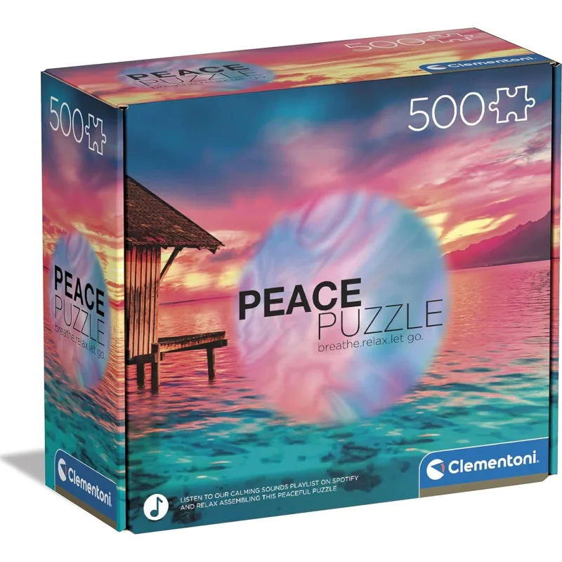 Clementoni Peace puzzle: Žiť prítomnosťou 500 dielikov