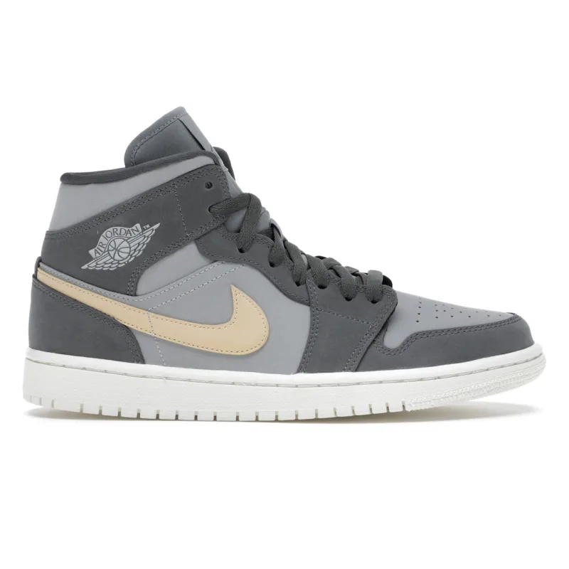 Jordan 1 Mid Grey Onyx (Women's) - 41
