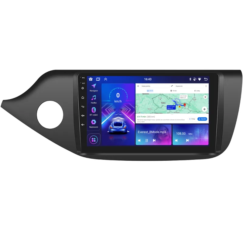 Bmode 2DIN autorádio BEV72 Android, Kia Ceed - II. generace B106/A7077