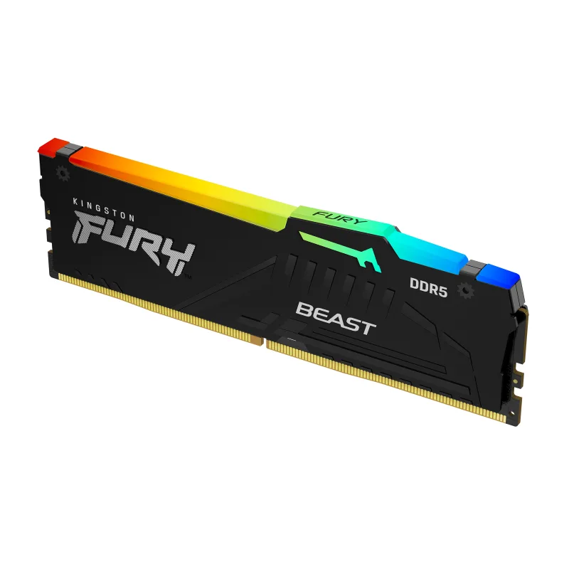 Kingston FURY Beast EXPO/DDR5/32GB/5200MHz/CL40/1x32GB/RGB/Black KF552C40BB2A-32