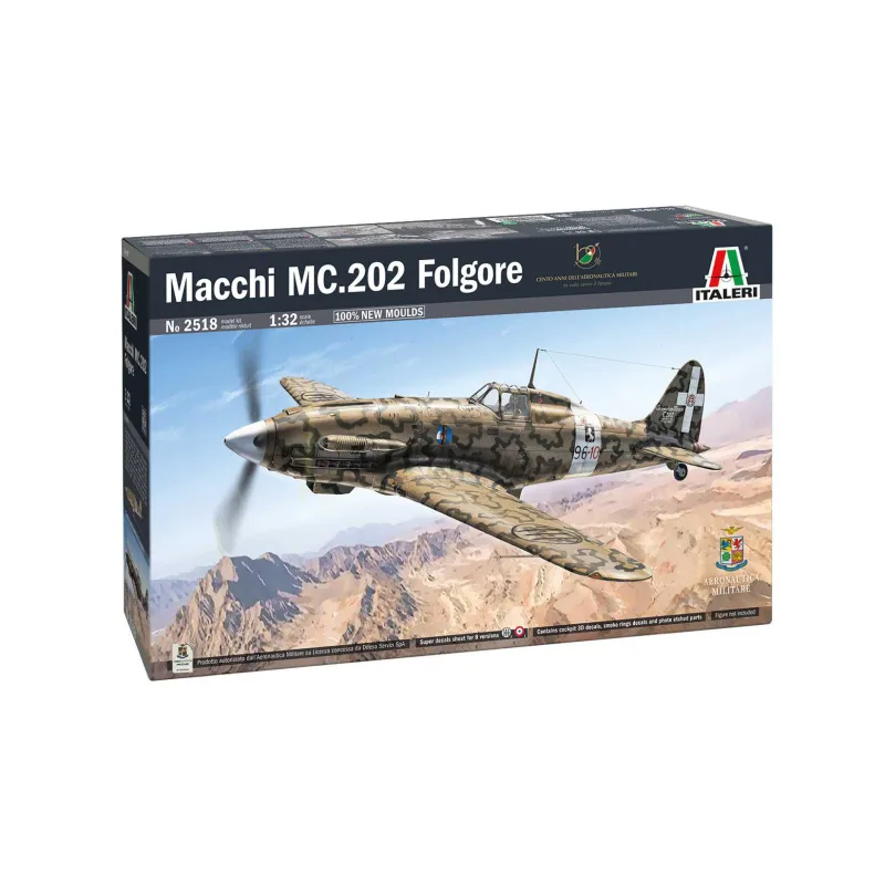 Italeri Model Kit lietadlo 2518 - MC.202 Folgore (1:32)