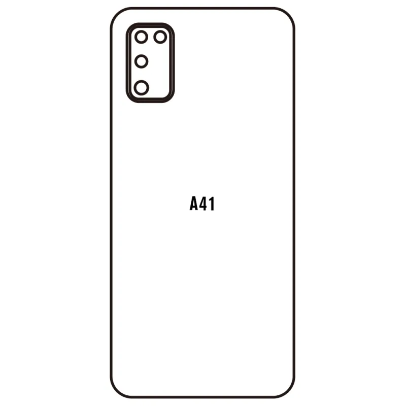 Sunshine Samsung A41 Zadná Hydrogél ochranná fólia Strih: Zadná časť 2, Typ fólie: Matná