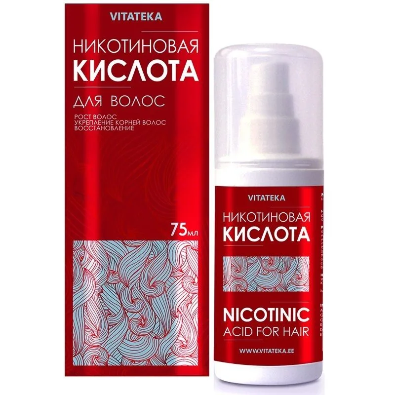 Vitateka Kyselina nikotínová na vlasy – 75 ml –