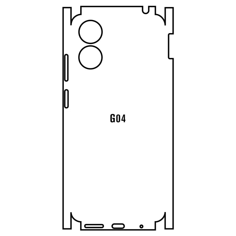 Sunshine Motorola G04 Zadná Hydrogél ochranná fólia Strih: Zadná časť a rám 1, Typ fólie: Číra