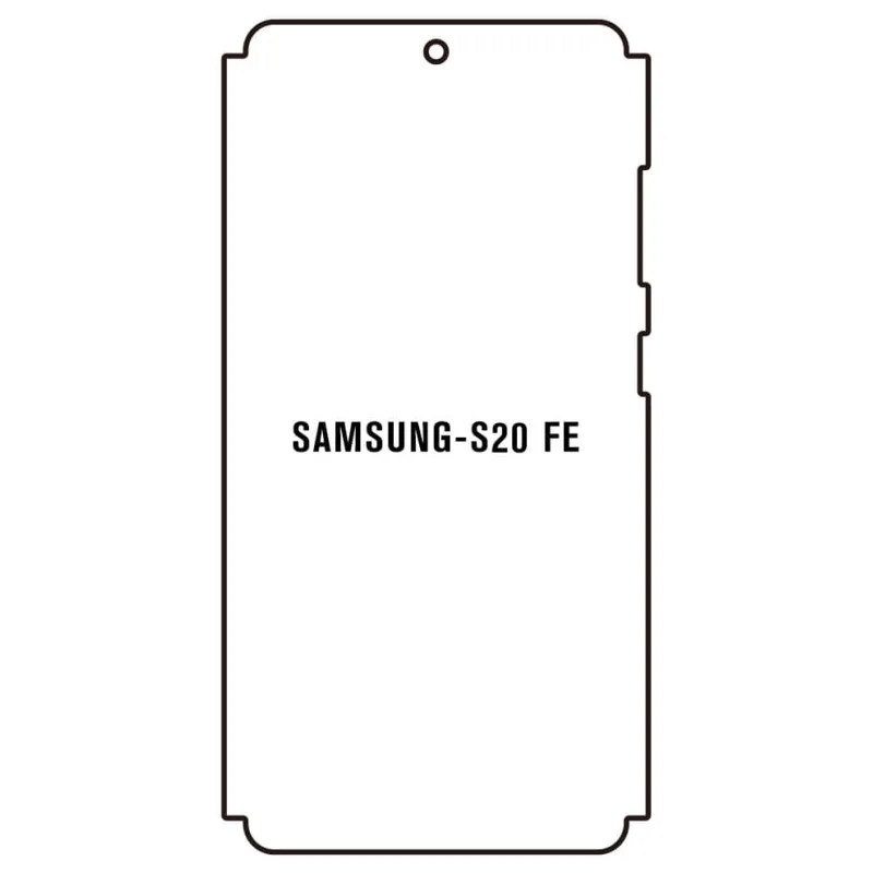 Sunshine Samsung S20 FE Predná Hydrogél ochranná fólia Strih: Predná časť a rám, Typ fólie: Proti modrému svetlu