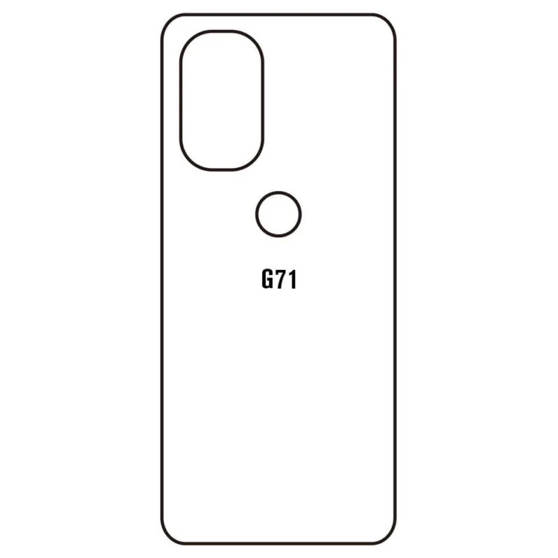 Sunshine Motorola G71 5G Zadná Hydrogél ochranná fólia Strih: Zadná časť 1, Typ fólie: Číra