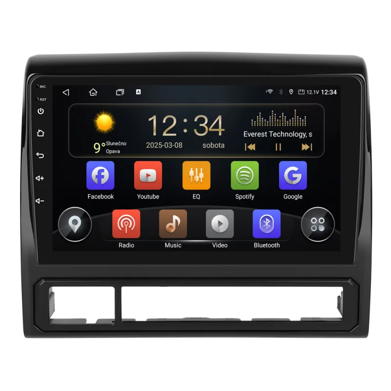 Isudar 2DIN autorádio T75-IEV207 Android, Toyota Hilux VII, Tacoma II T75-UN08M/A8446