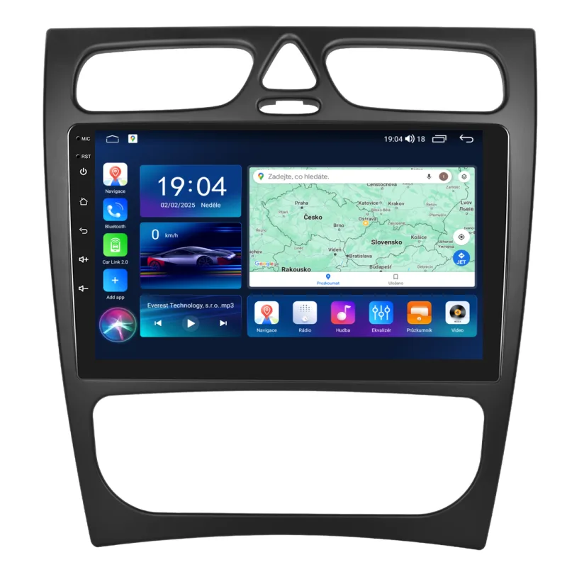 Everest 2DIN autorádio EVT228 Android, Mercedes-Benz C W203 / C S203 / C CL203 / CLK C209 / CLK A209 EVT-UN06M/A7466