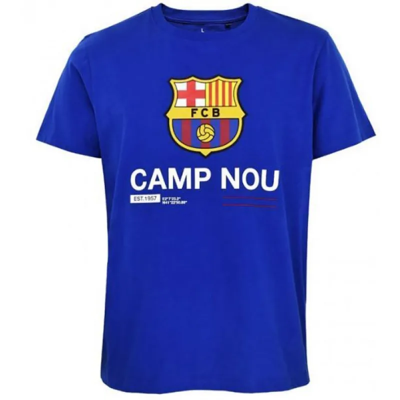 FC Barcelona Camp Nou tričko modré pánske - SKLADOM