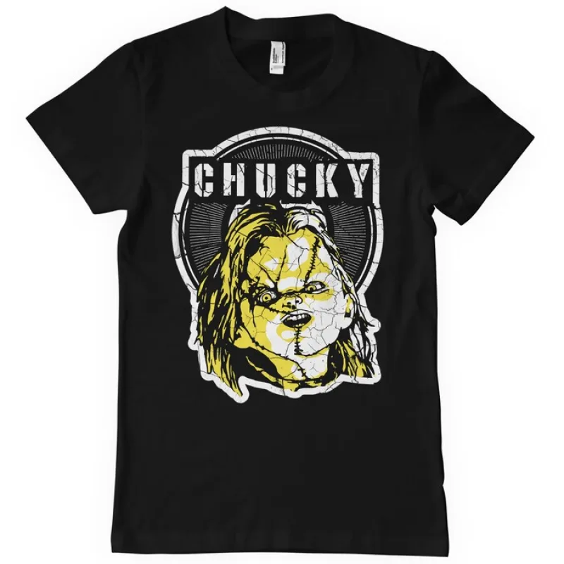 Chucky - Cracked Chucky (tričko)