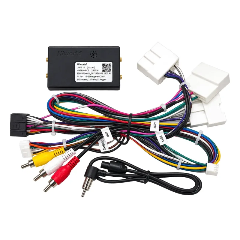 2DIN Napájecí kabel s CANBUS LNF6.10 (buzzer) - Renault - Carminat TomTom / R-Link CC050