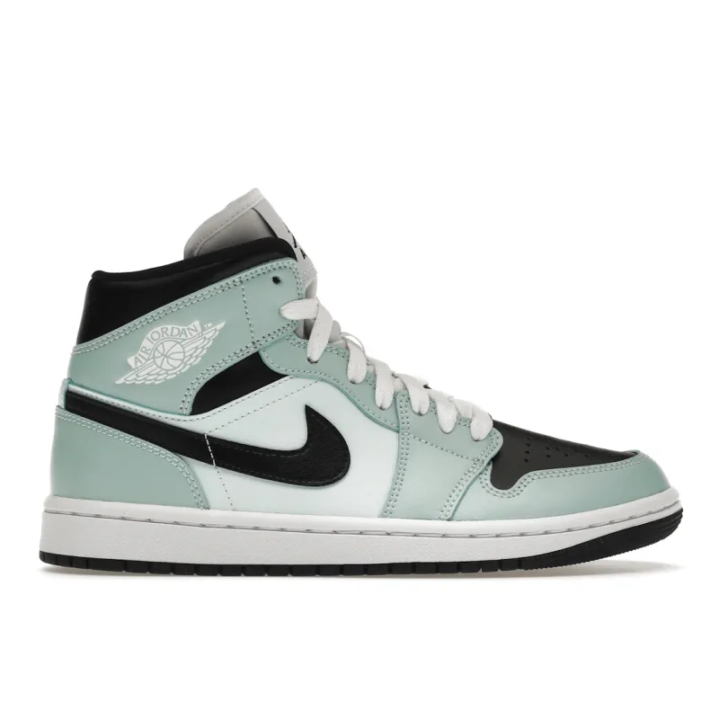 Jordan 1 Mid Aqua Blue Tint (Women's) - 37.5