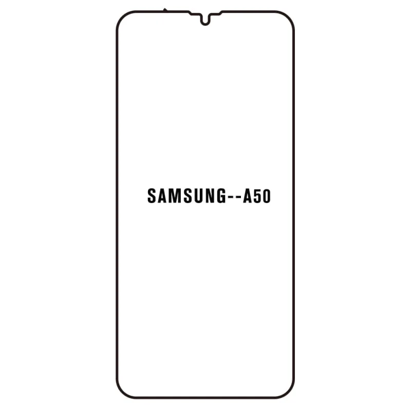 Sunshine Samsung A50 Predná Hydrogél ochranná fólia Strih: Predná 1, Typ fólie: Proti modrému svetlu