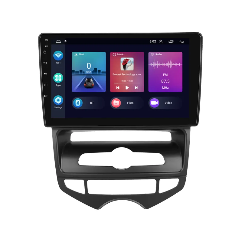 Podofo 2DIN autorádio PEV216 Android, Hyundai ix20, automatická klimatizace A3018/A8247
